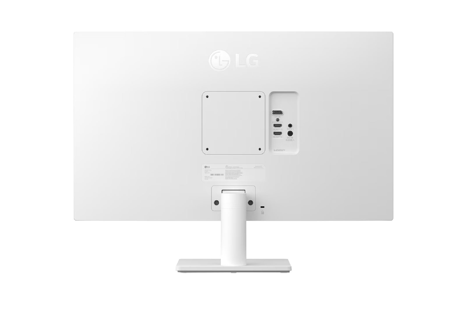 vista trasera Monitor IPS UHD 4K